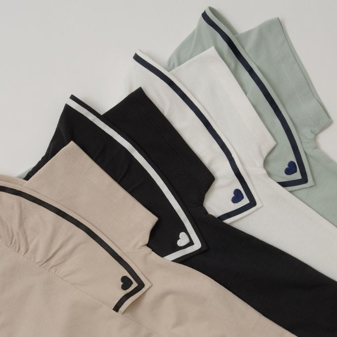 日本 Lycee mine - 雙層荷葉澎澎袖正反穿上衣-薄荷綠