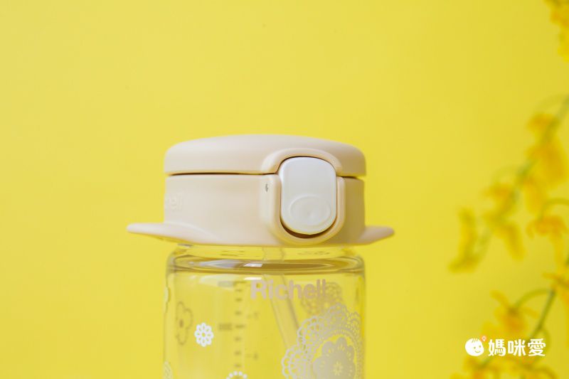 日本 Richell 利其爾 - 朵朵開隨身型吸管水杯-240ml