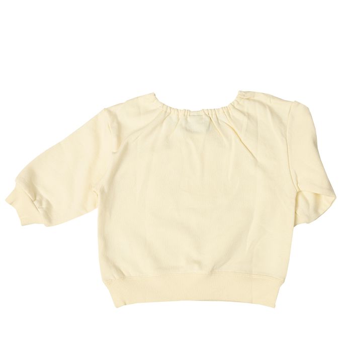 akachan honpo - 休閒上衣-英文字-米白色