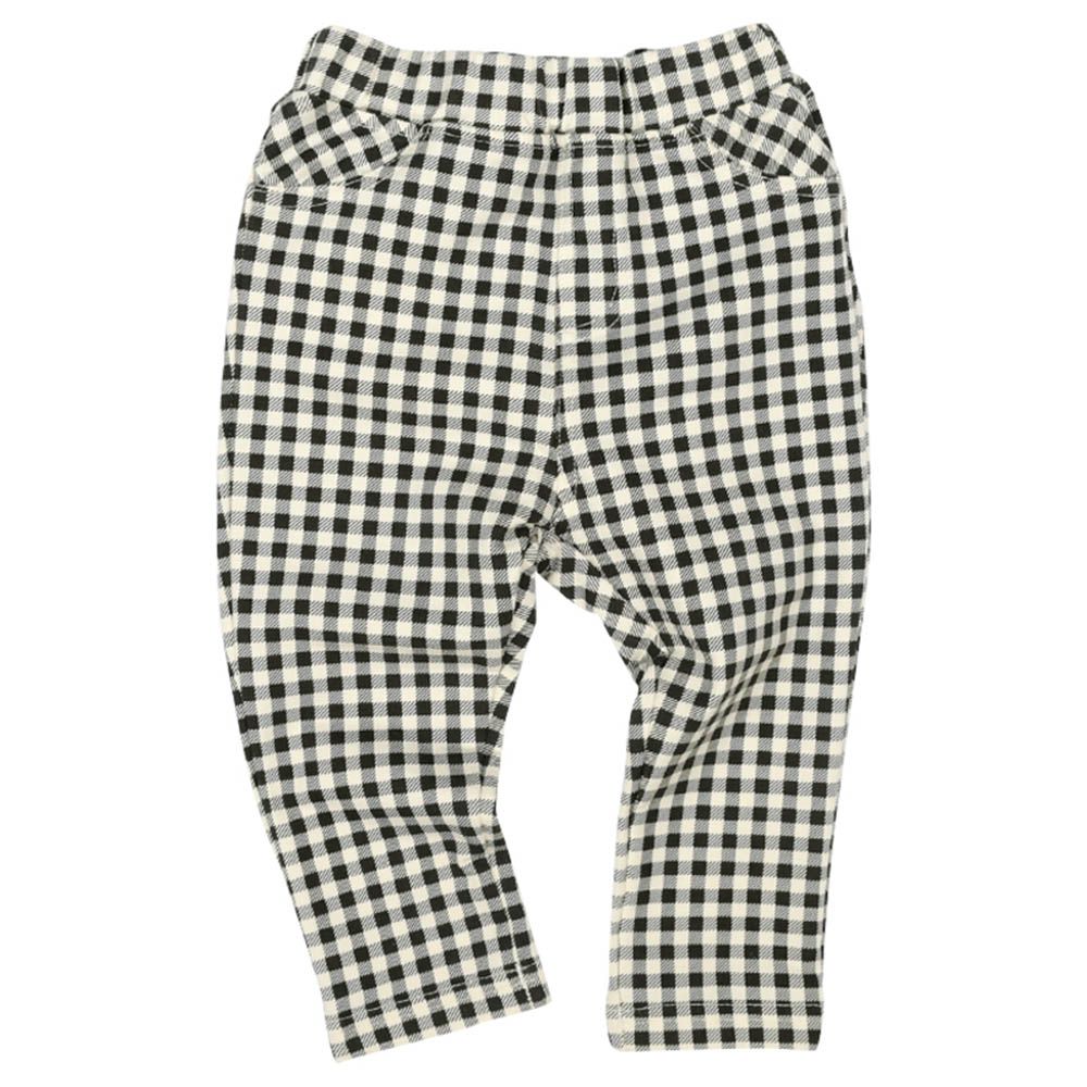 10分經典褲-毛圈內裡一般合身款 花紋-深灰色