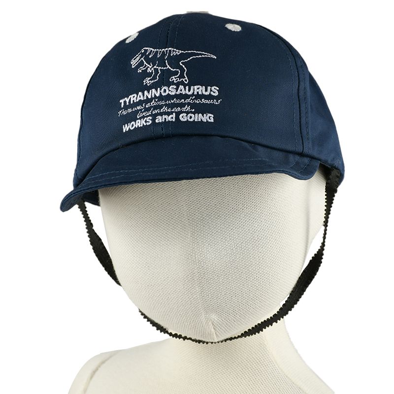 akachan honpo - 棒球帽-恐龍刺繡-深藍色