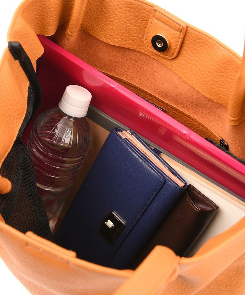 日本 COOCO - 簡約抓皺大容量肩背包-水藍 (37x33.5x10cm)