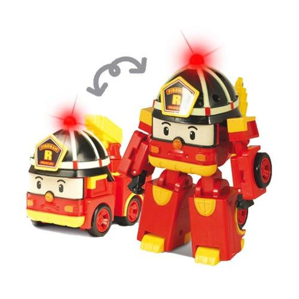 POLI 波力 - LED變形羅伊-附滅火器×1+吊車×1+昇降梯×1