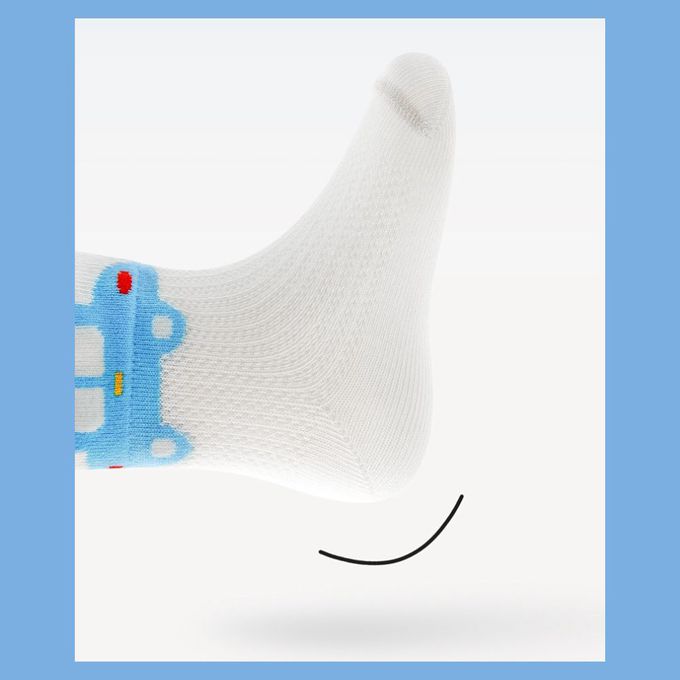 童趣工具車大集合網眼短筒棉襪