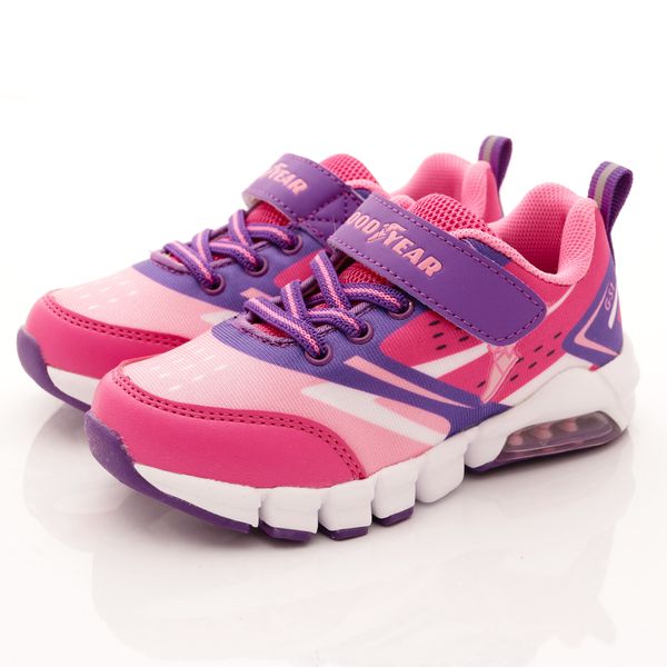 GOODYEAR - 運動童鞋-繽紛氣墊慢跑鞋(中童)-粉