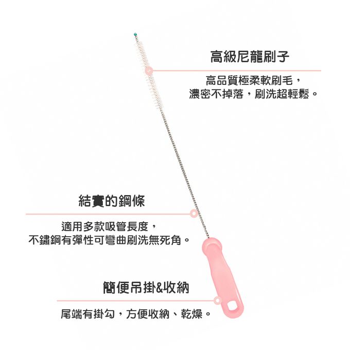 正韓 hibee - 極柔細各類水瓶/水壺/奶瓶 廚房萬用海綿刷+ 茶壺嘴刷+吸管刷-HTB001