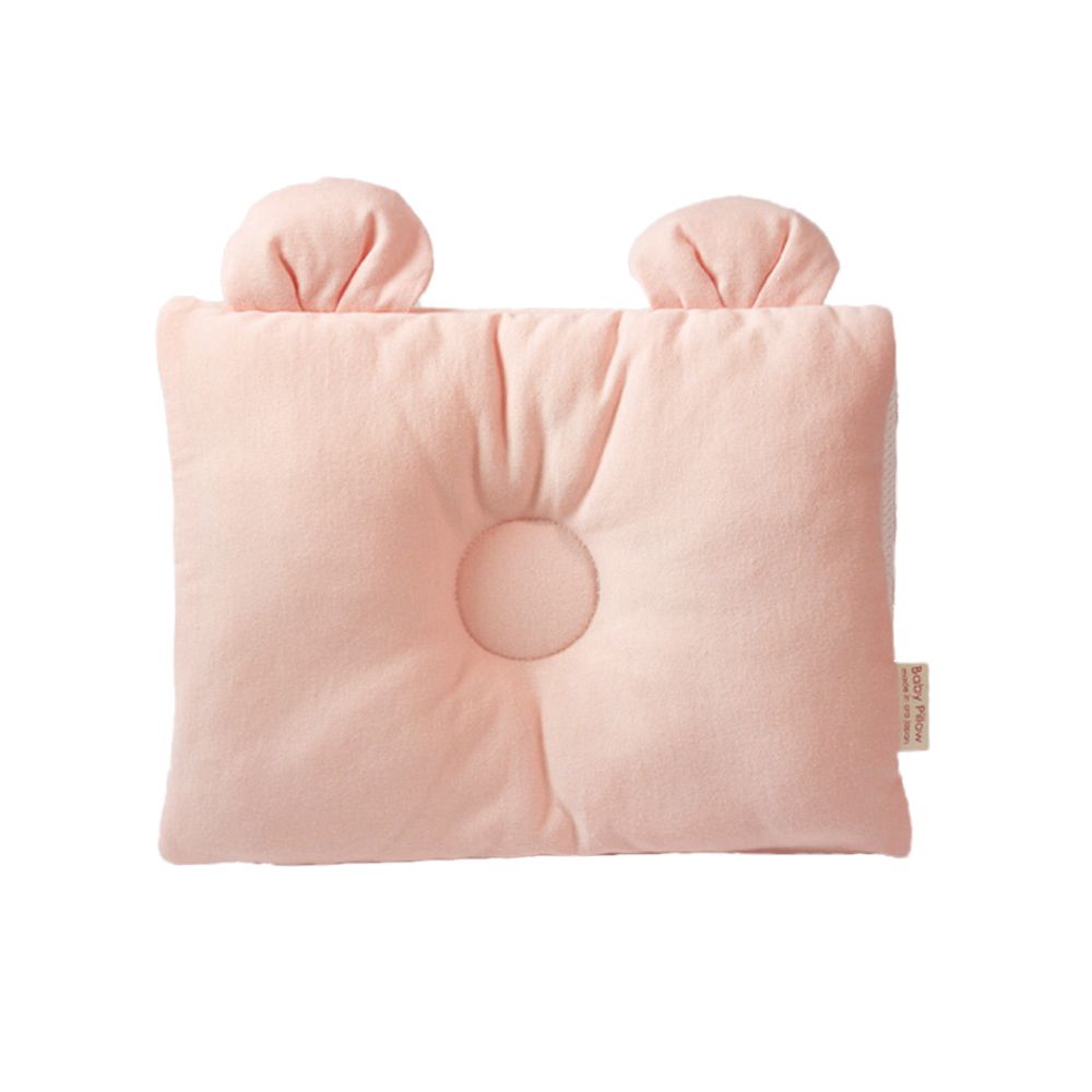 【Baby Pillow】兩用型透氣授乳臂枕-蜜桃粉 (M (長 25 x 寬 20 + 4(耳朵) cm))