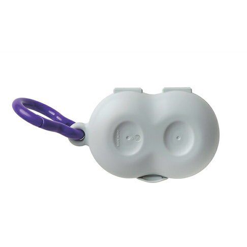 英國 Doddl - 【盒損福利品】人體工學幼兒學習餐具收納攜帶盒-灰白