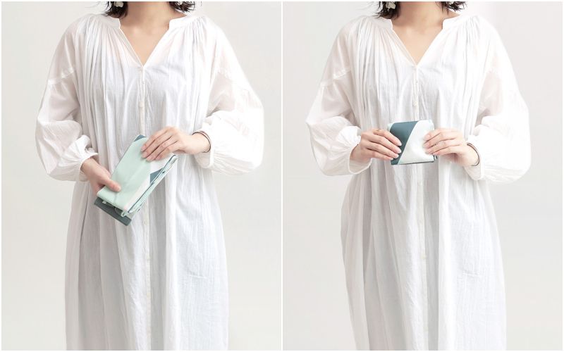 日本 MARNA - Shupatto 秒收摺疊購物袋-Drop水滴款-帥氣黑 (L(30x63cm))-耐重 10kg / 25L