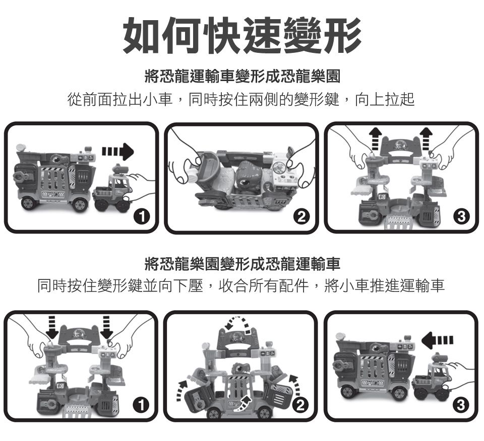 Vtech - 2合1恐龍樂園遊戲組
