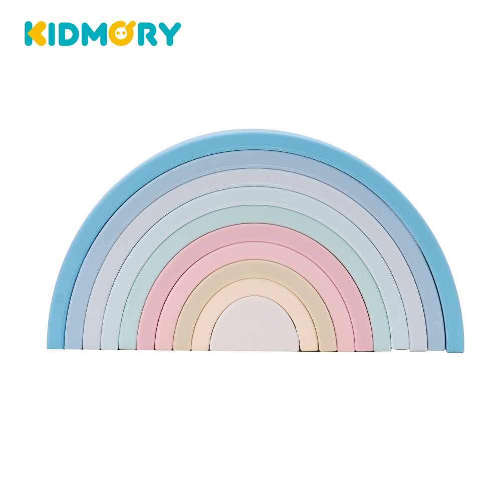 矽膠疊疊樂感統玩具-彩虹 KM-851-RB