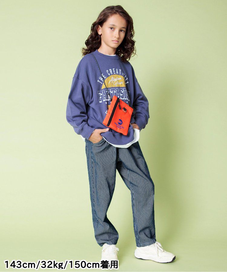 日本 BREEZE - 內刷毛輕量彈力直筒長褲-酒紅