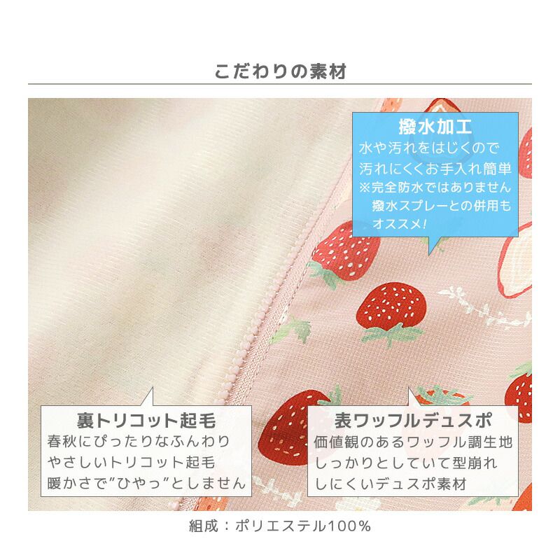 日本 ZOOLAND - 撥水加工 防風刷毛鋪棉外套-熊熊大集合-藍x卡其