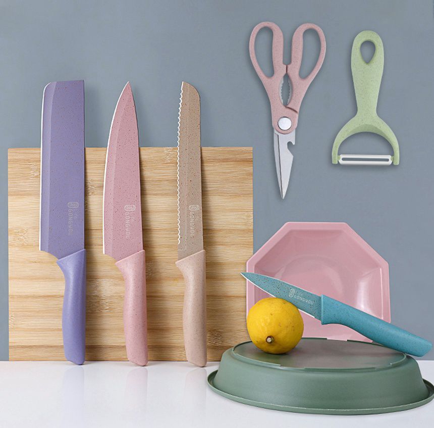 韓國 GONG YOU - 環保不鏽鋼刀具6入組