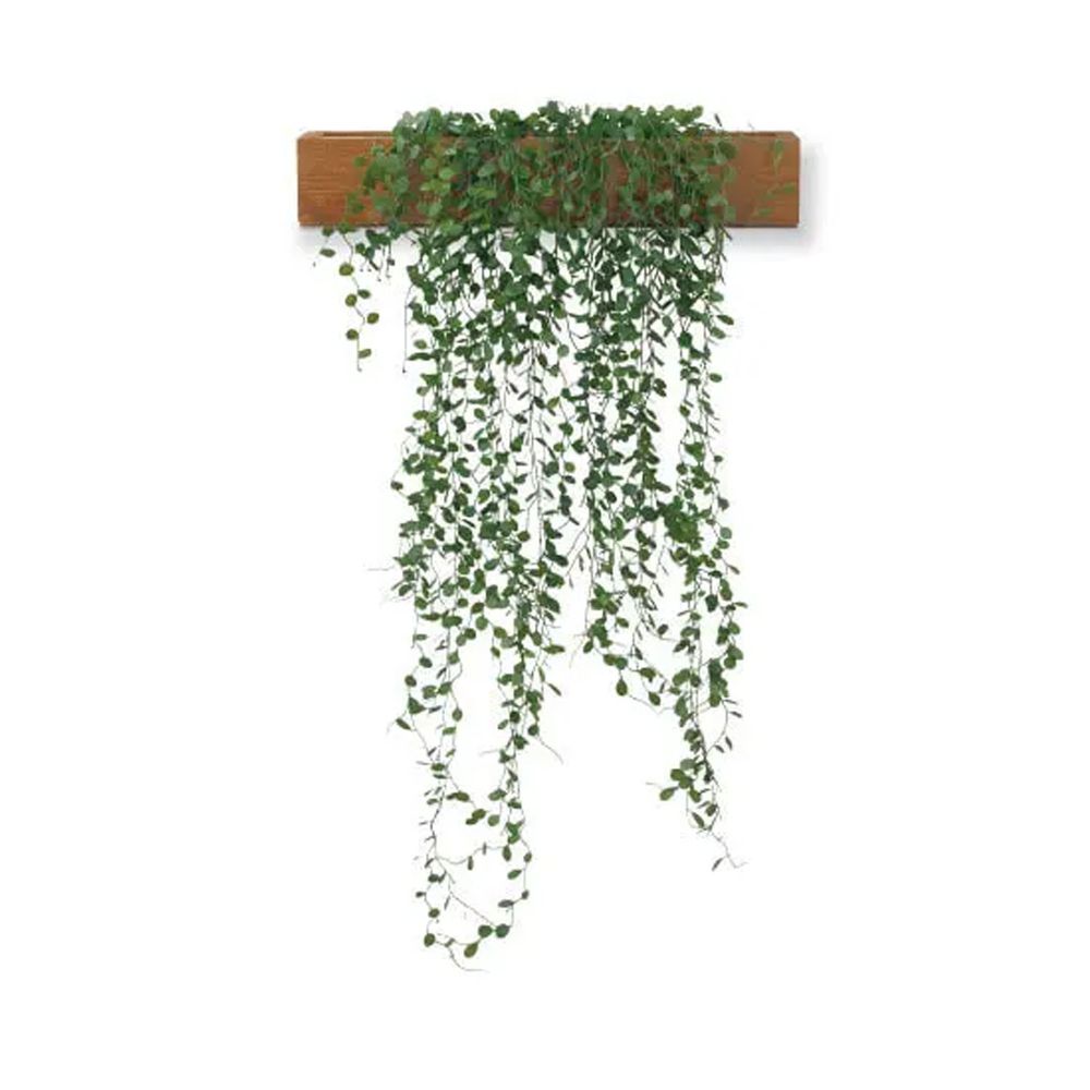 日本 KISHIMA - CT觸媒 消臭仿真植物兩用方盒盆栽 (L(40x15x75cm))