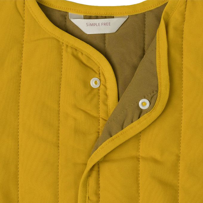 akachan honpo - 寬鬆夾克-超細纖維-黃色