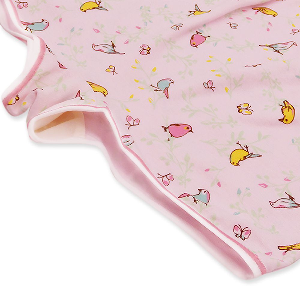 Annypepe - 女童純棉鳥語花香四角褲-淺粉 (120-150cm)