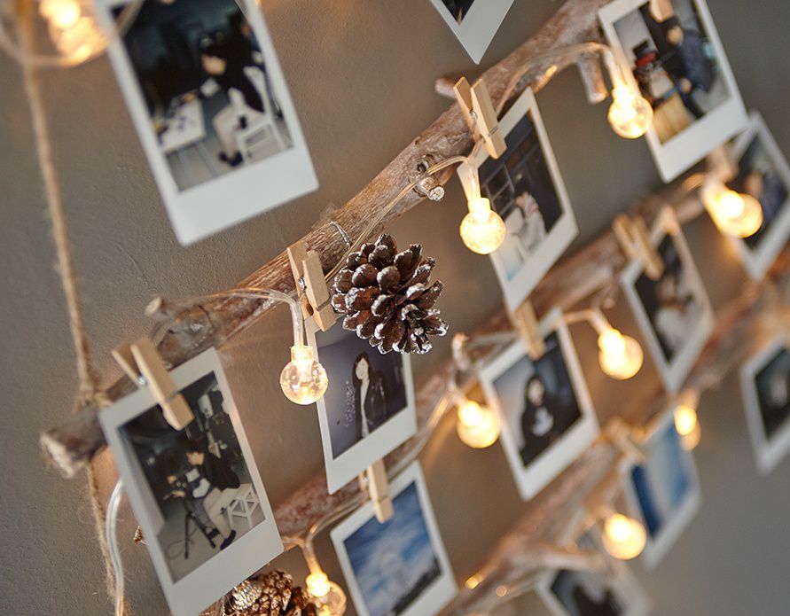 韓國 Bebe Deco - DIY聖誕樹/聖誕壁飾燈-天使羽翼 (樹高80cm，樹寬68cm，約0.6kg)