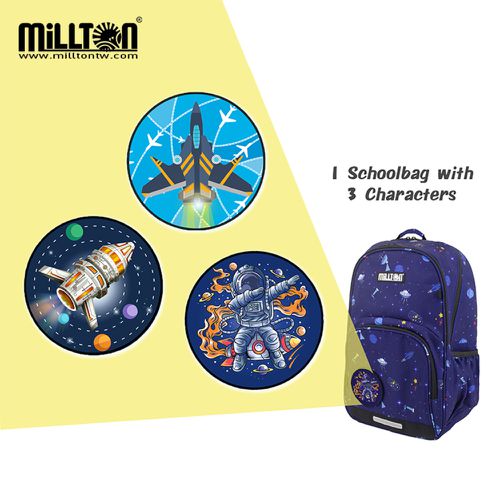軍規雙軸護脊書包｜藍星探索Space Explorer｜20L 700g