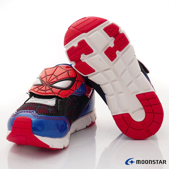 Moonstar日本月星 - 鋼鐵人聯名機能童鞋-MV0162紅藍(中小童)-機能運動鞋-紅藍