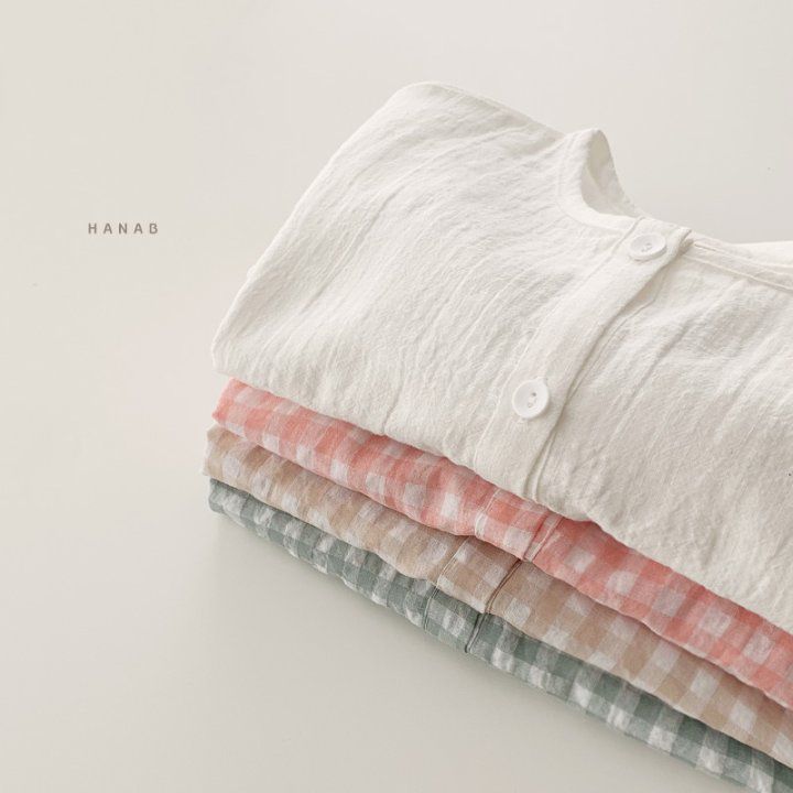 韓國 Hanab - 輕薄防曬防蚊外套-薄荷格子