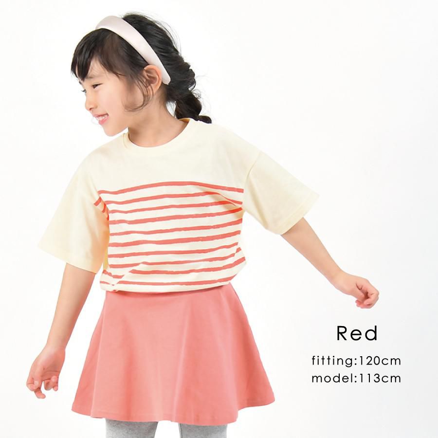 日本 evercloset - 百搭條紋微落肩短袖上衣-深可可