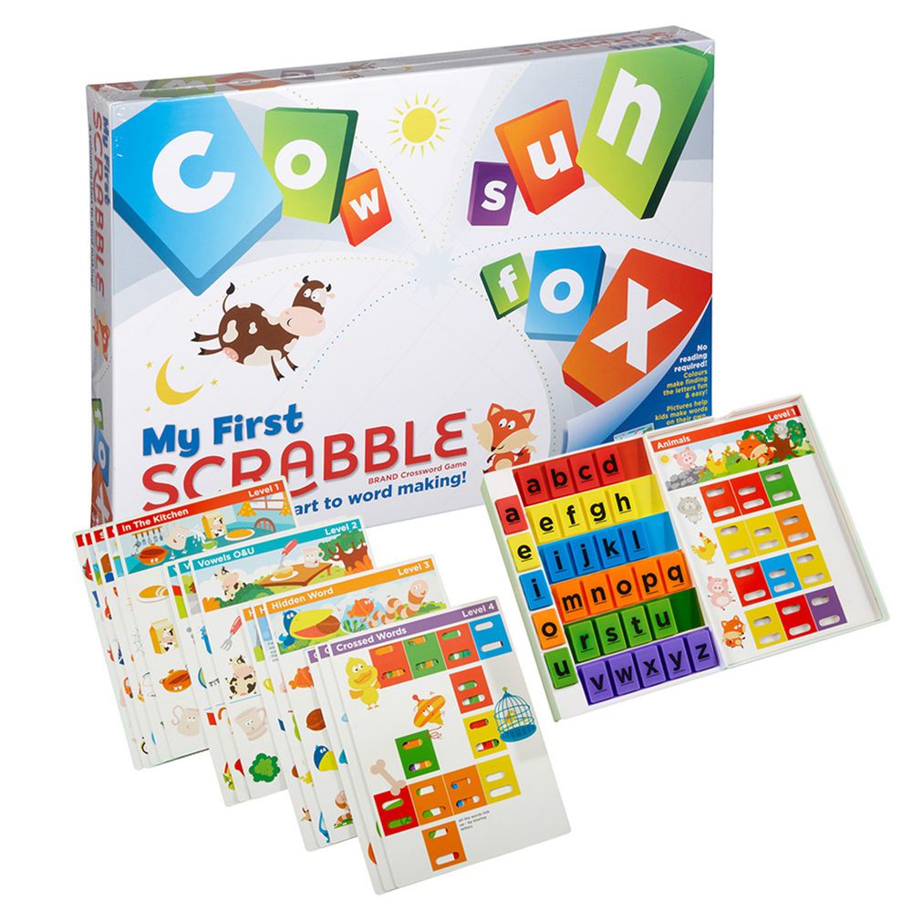 Mattel - Scrabble兒童拼字遊戲組
