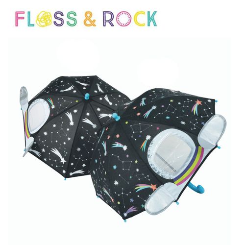 floss and rock - 3D魔術變色傘 54x56cm-太空
