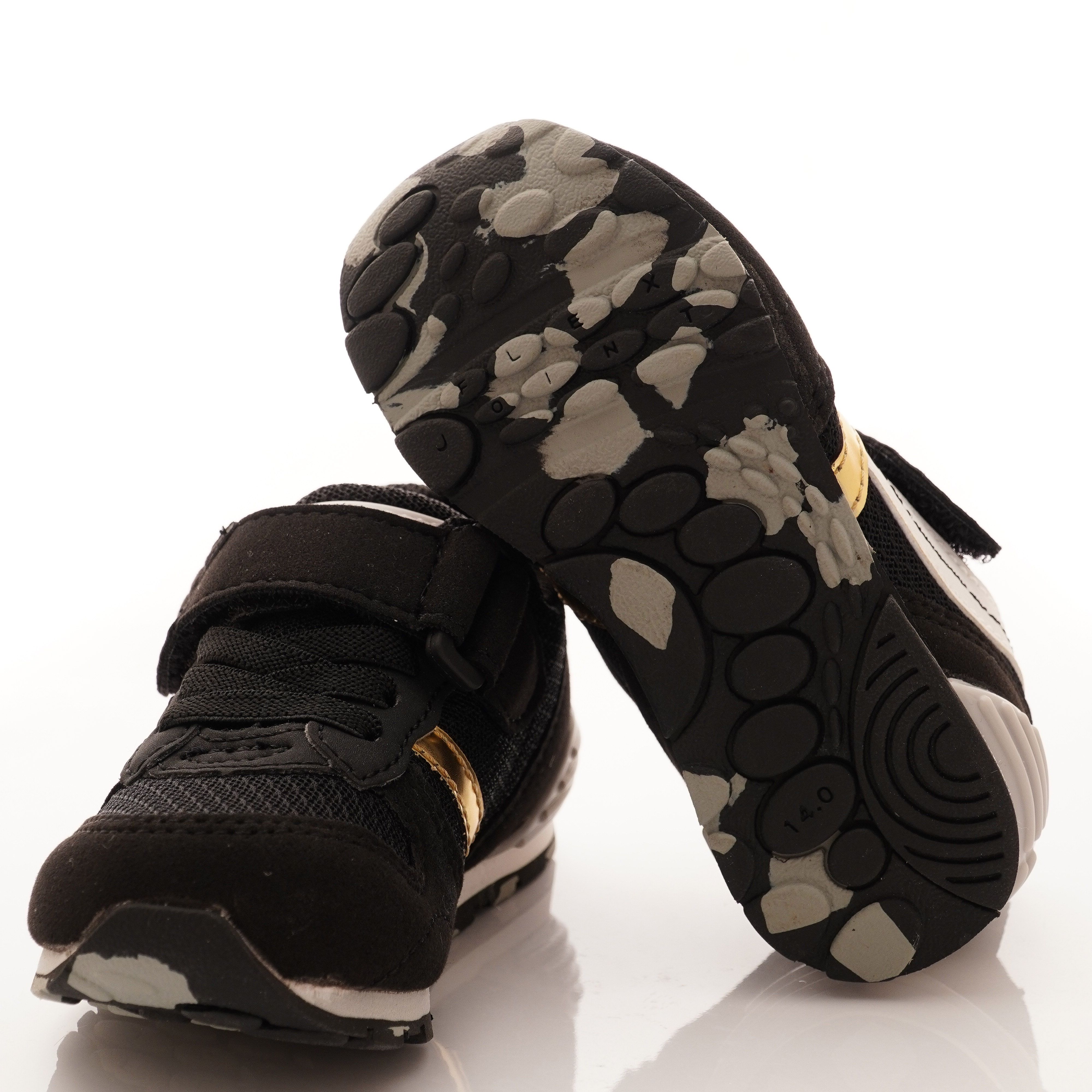 Moonstar日本月星 - 機能童鞋-HI系列2E經典款(中小童段)-黑