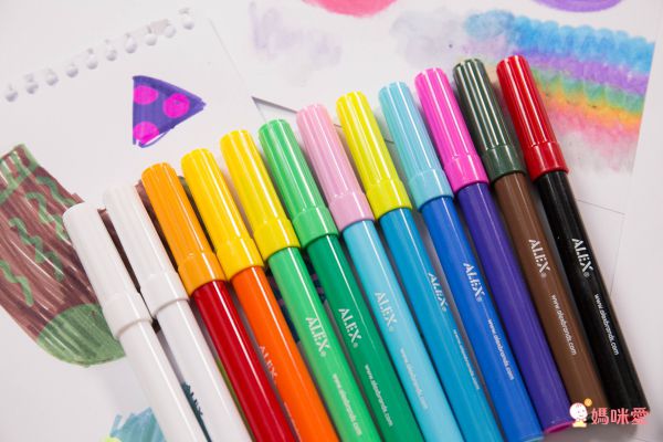 美國 ALEX - 【獨家女孩畫好畫滿繪畫組】-我的旅行塗鴉本我的朋友+我的旅行塗鴉本女孩+學前練寫本abc&123+神奇變色筆+水果香味彩色筆(8色)