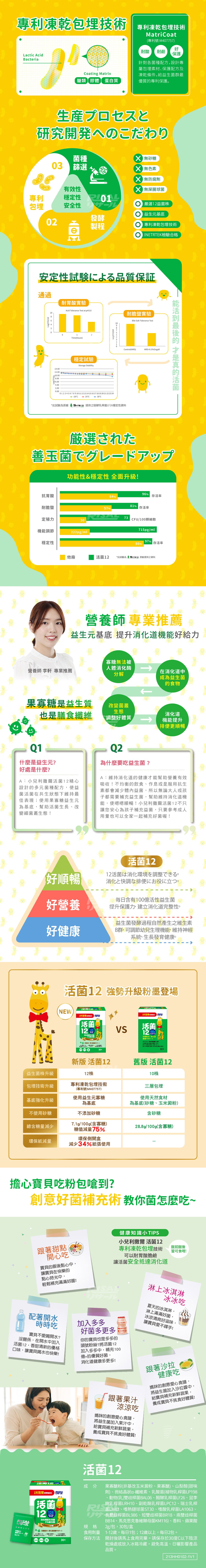 小兒利撒爾Risal - 活菌12 30包/盒(無添加砂糖升級版)-30包/盒