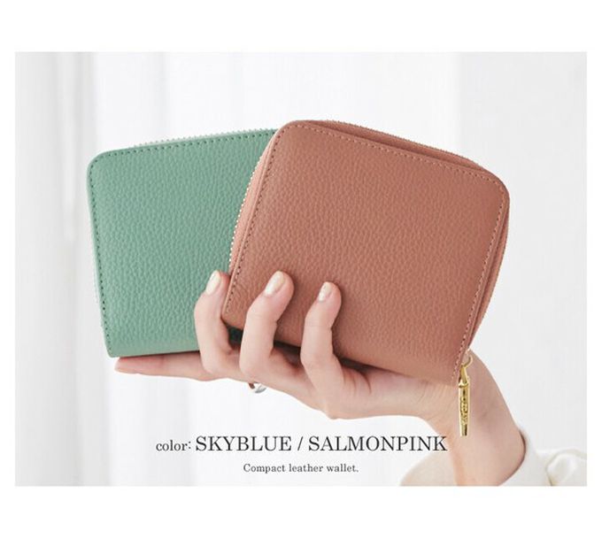 日本 LIZDAYS - 真皮16格摺疊短夾/零錢包-芥末黃 (11x9.5x3.5cm)