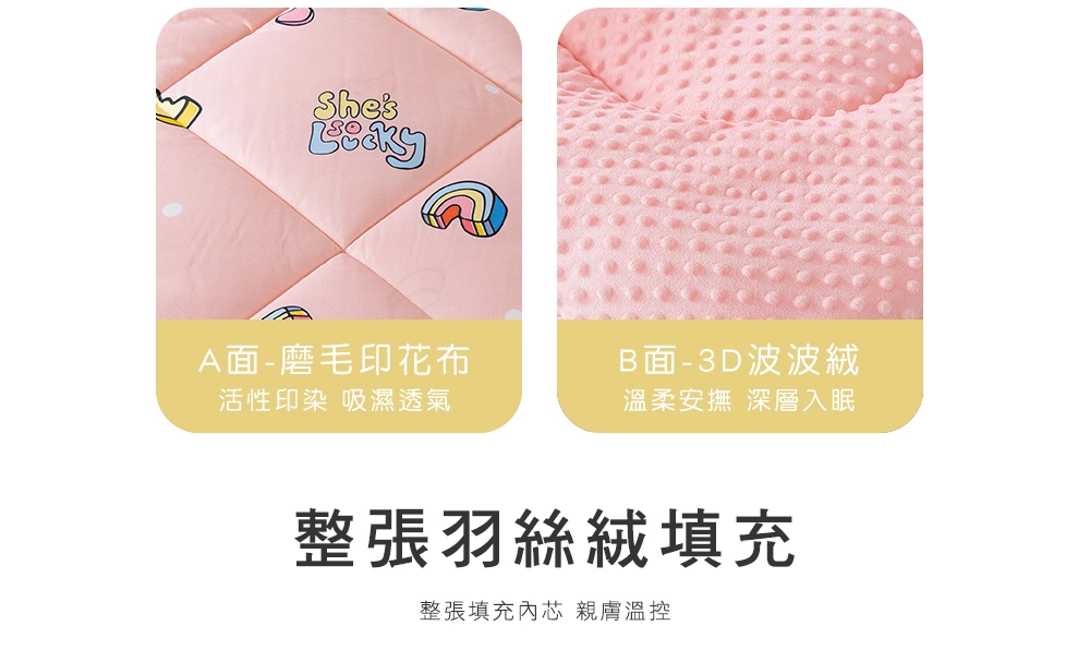 MIGRATORY 媚格德莉 - 3D安撫波波絨可水洗抑菌涼被/四季蓋被-魔幻物語 (150x186cm)