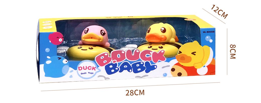 B.Duck 小黃鴨 - 小蜜蜂拉線鴨洗澡玩具2入-18個月以上