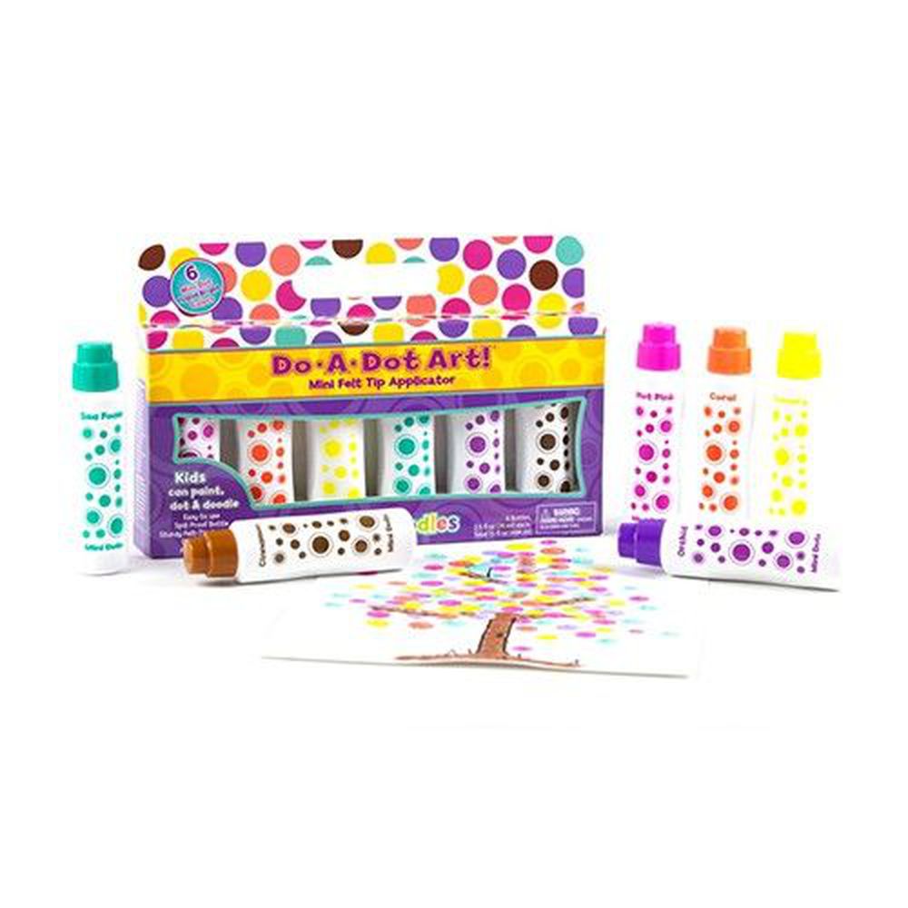 美國 Do A Dot Art - 迷你點點畫筆-6入海島色-70ml/每隻