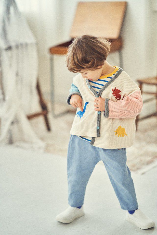 韓國 Mimico - 彩色毛毛獅哈倫褲-天藍