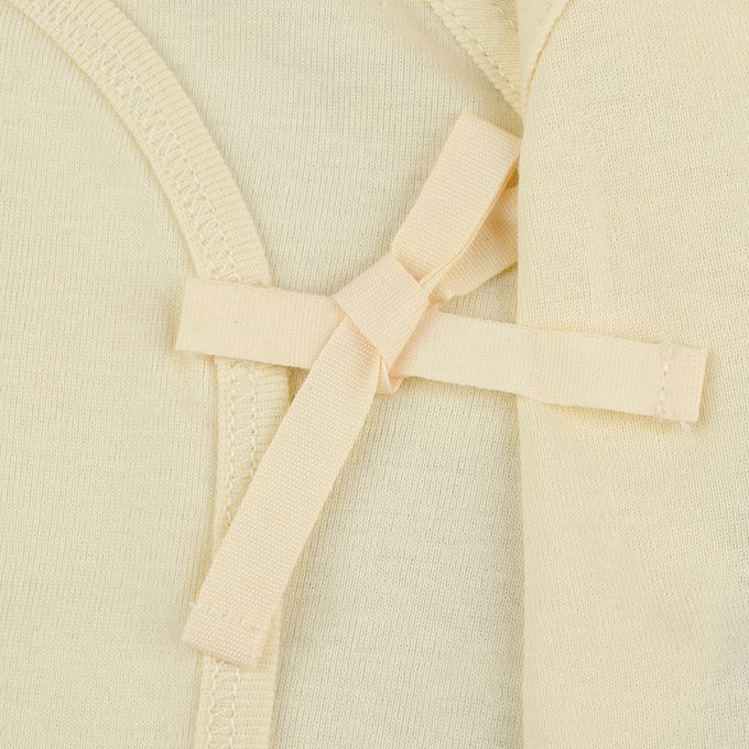 akachan honpo - 新生兒衣物8件組-有機棉-象牙白色