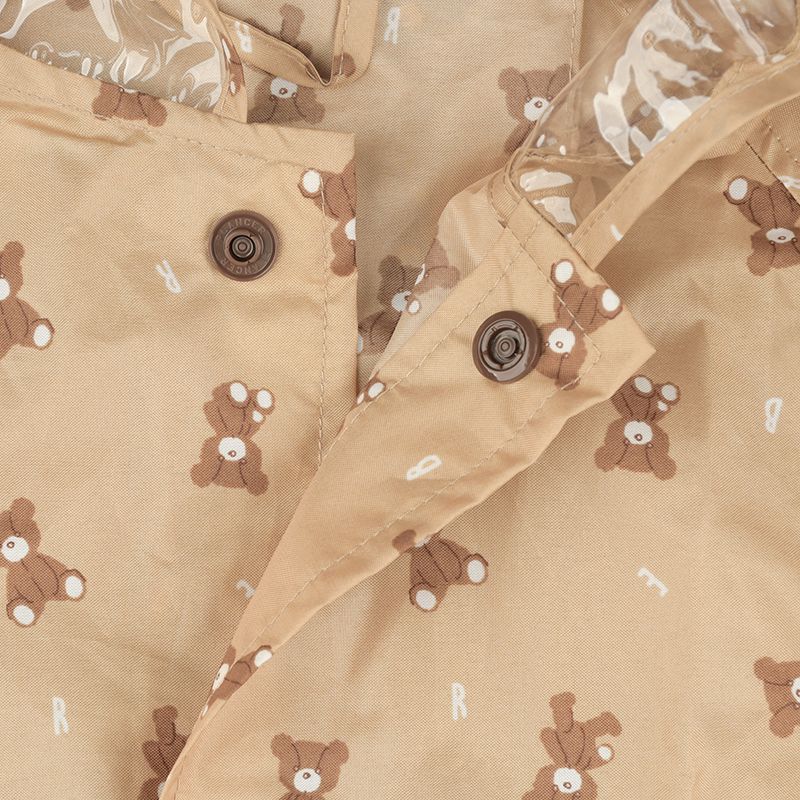 akachan honpo - 雨衣-小熊-淺卡其色