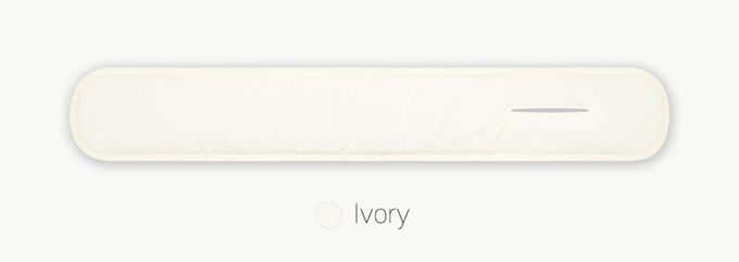 韓國 Care Bears - (附圍巾)聯名款刺繡熊熊絎縫無領外套-象牙白