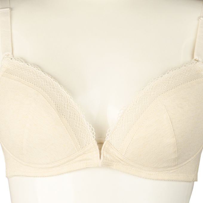 akachan honpo - 有鋼圈胸罩具哺乳功能-淺卡其色