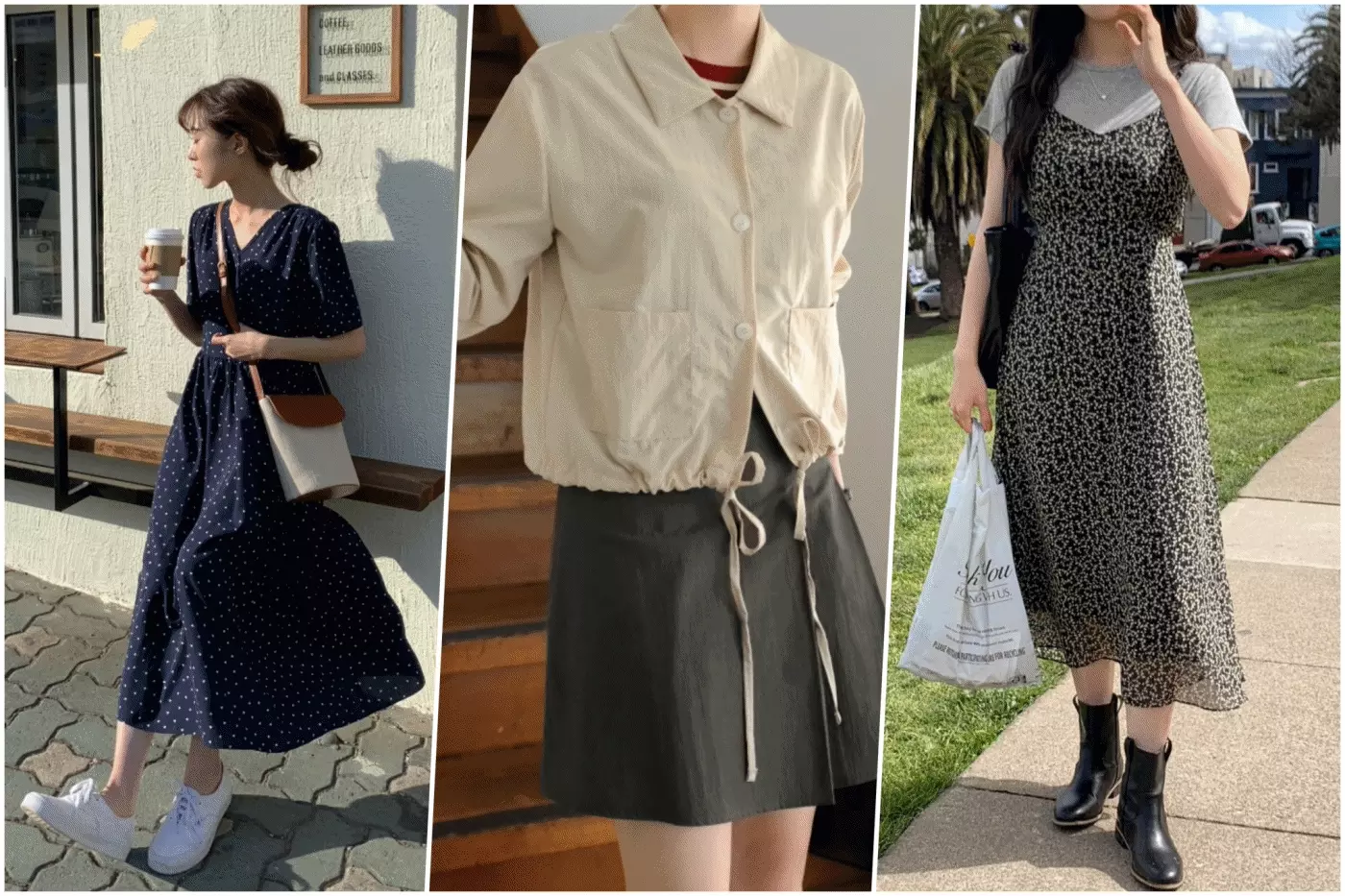 韓國 98doci - 針織條紋翻領短袖上衣-深藍