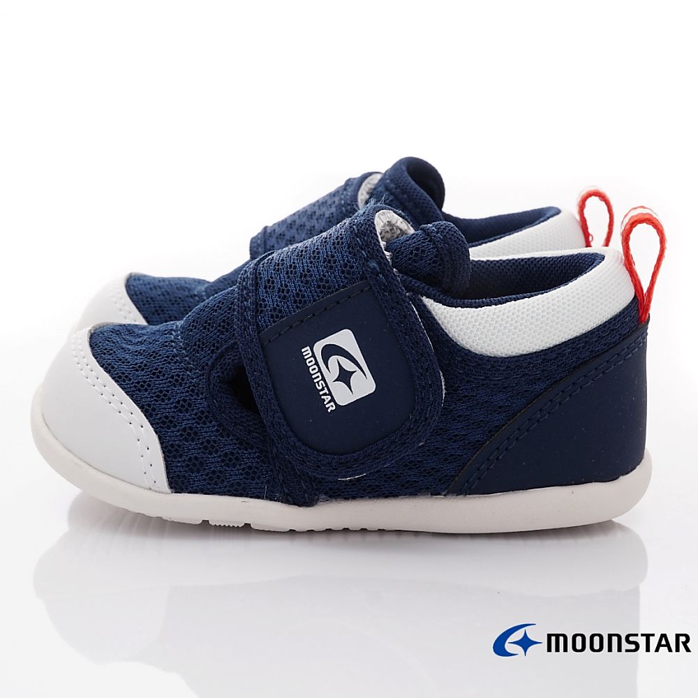 MOONSTAR日本月星 - 休閒機能寶寶學步鞋(寶寶段)-深藍
