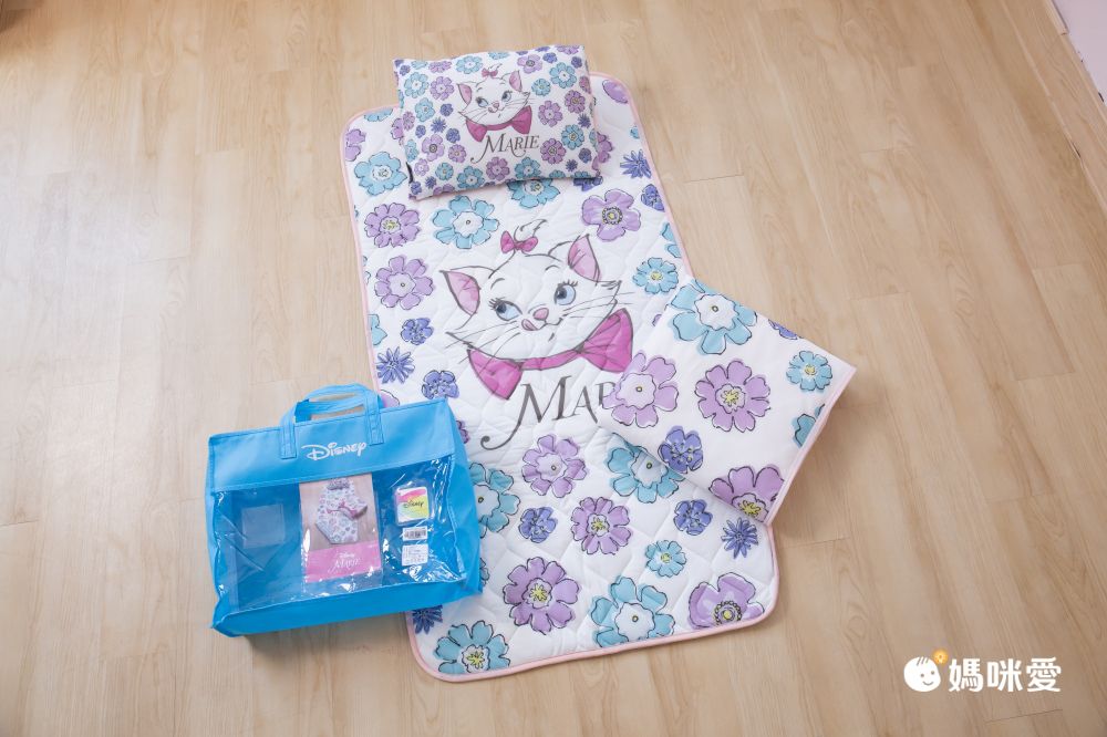 體感降5度！【迪士尼 涼感三件式睡袋】瑪麗貓、美人魚、小飛象