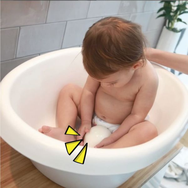 韓國 Sobble 棉花糖嬰幼兒澡盆，知名部落客、產後中心推薦！