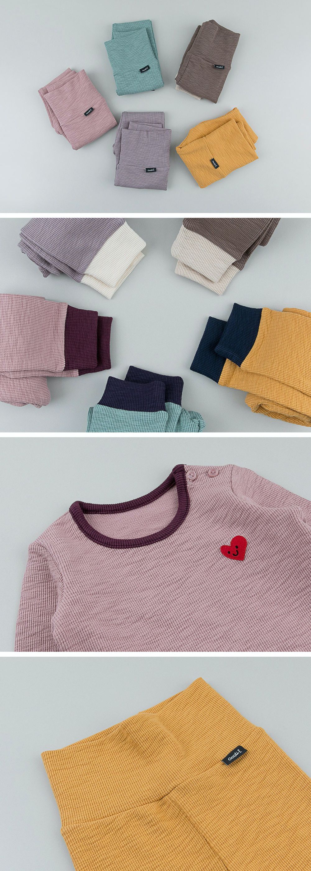 韓國 Cordi-i - 針織腹卷睡衣-薄荷綠