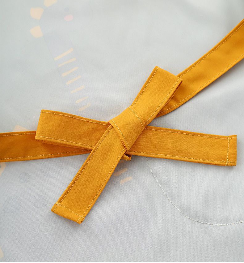 兒童防水畫畫衣套裝-獅子-藍色