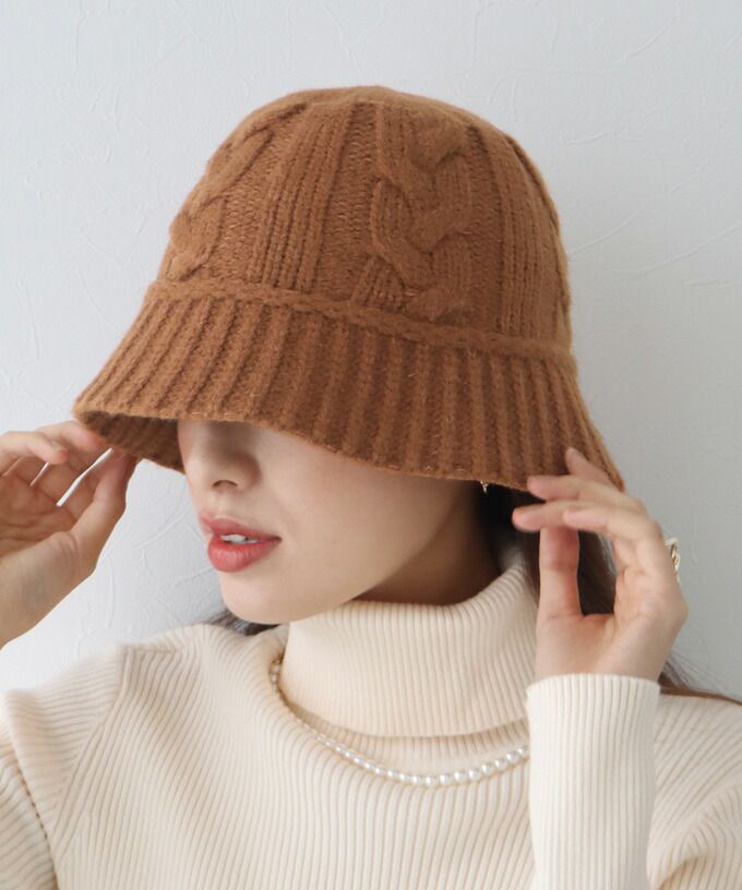 日本 BLUE EAST - 麻編編織鐘形帽-軍綠