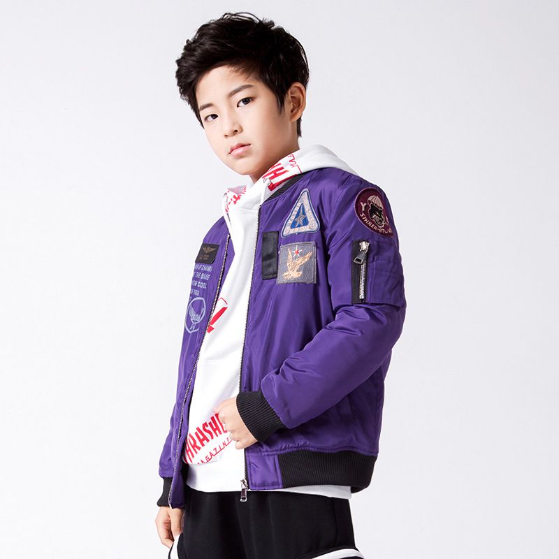 加厚夾棉飛行外套-軍綠色