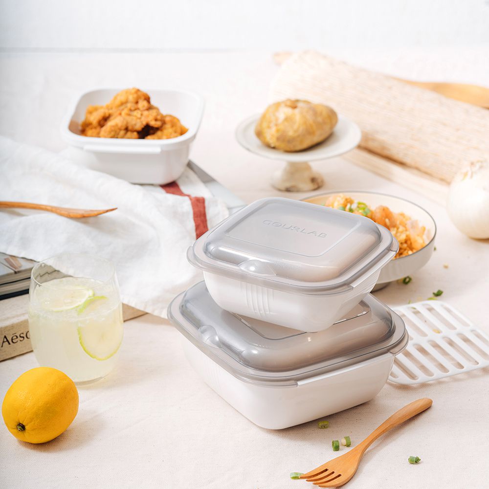 免開火無油煙！日本製Gourlab 微波爐烹調盒