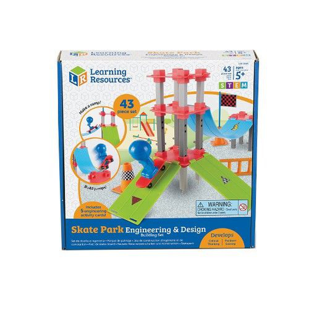 美國 Learning Resources - 益智教具-滑板公園建築師